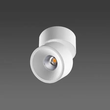 BPM 20134.02.SR.WH-WH.38.ST.9.40 Stropní svítidlo KLIMT M LED 12W 4000K bílé výklopné a otočné - BPM (starý kód: 20135.SR.W-W.D38.4K)