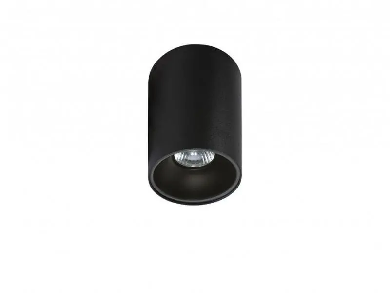 Stropní bodové přisazené svítidlo AZzardo Remo black AZ0818 GU10 1x50W IP20 9,5cm kulaté černé