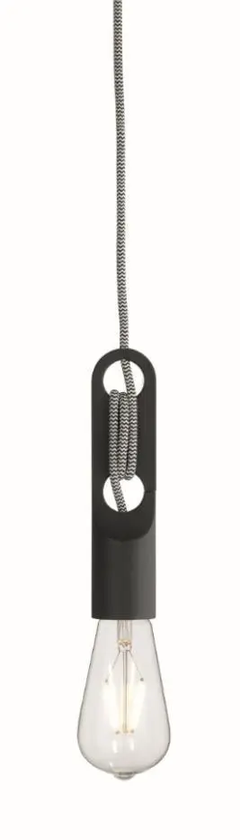 PANIT SOS00102 Závěsné svítidlo BRIO černé E27 4W 400lm 2700K - PAN