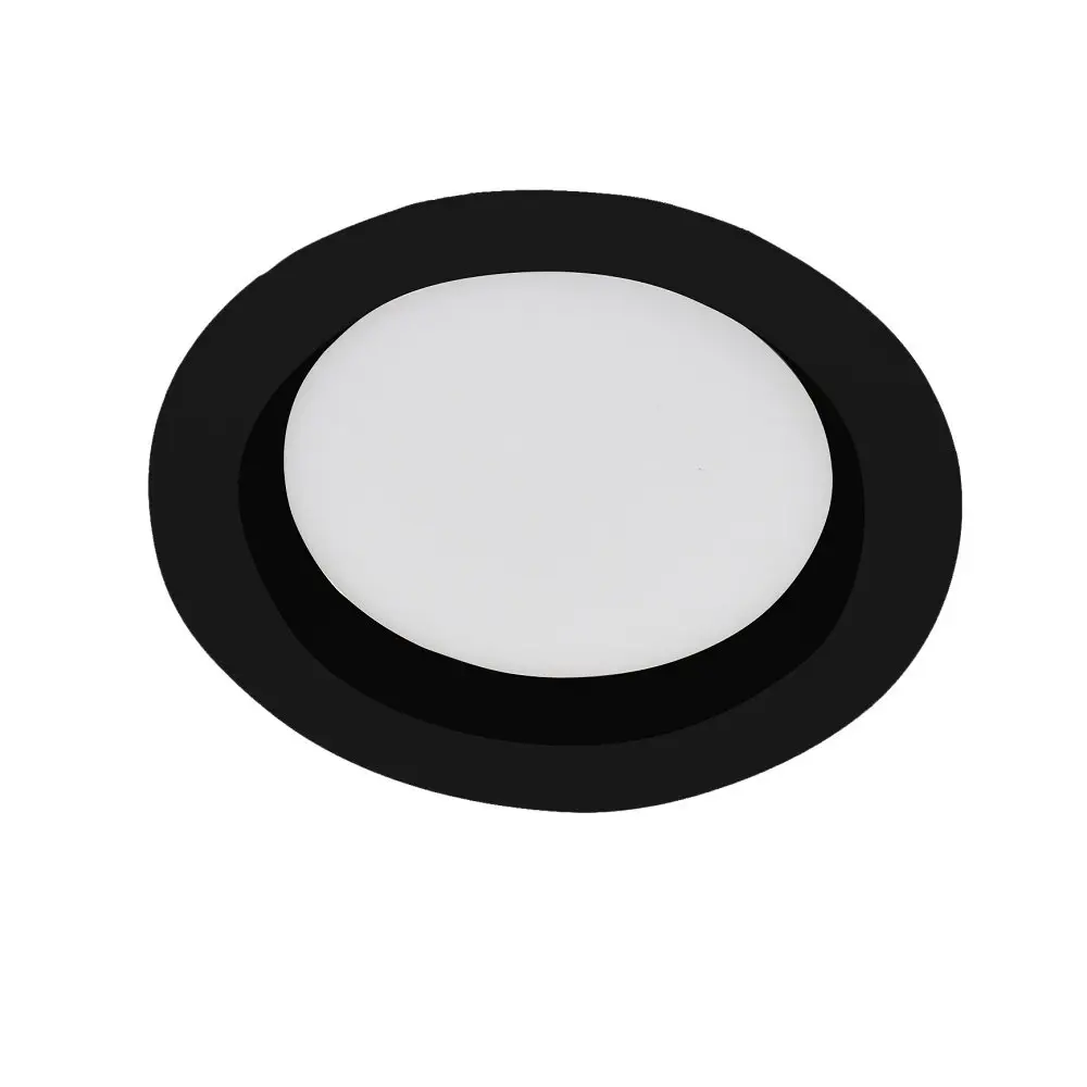 KOHL LIGHTING KOHL-Lighting LIM LACUS zapuštěné svítidlo s rámečkem pr. 142 mm černá 15 W CRI 80 4000K Non-Dimm