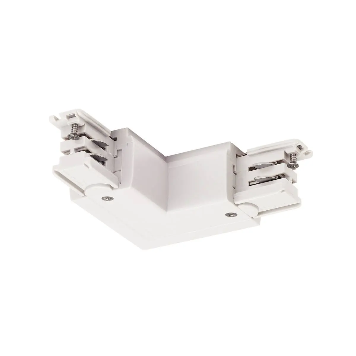 LA 1001385 Spojka L pro 3fáz. přípojnici S-TRACK, země, verze L, dopravní bílá - BIG WHITE (SLV)