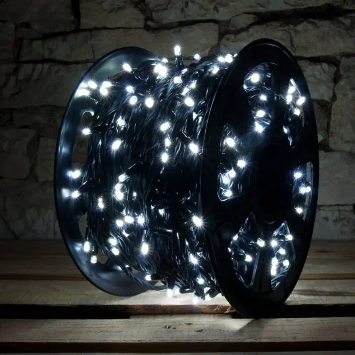 DLED SLN1110 LED světelný řetěz - 100m, ledově bílá, 1000 diod