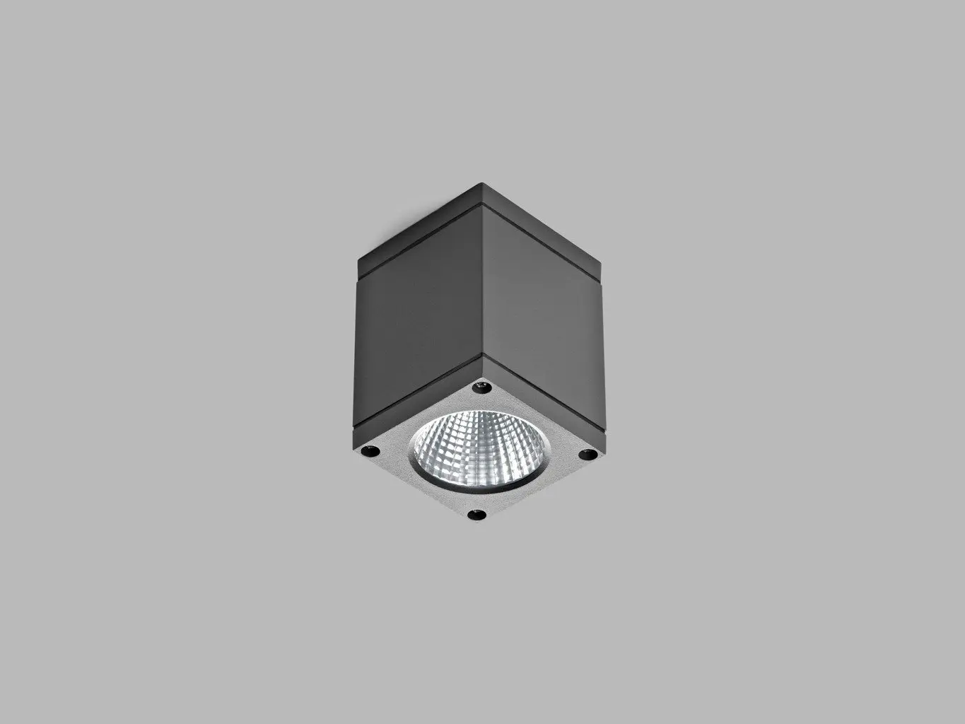LED2 KUBO, A STROPNÍ ANTRACITOVÉ IP54 5130334