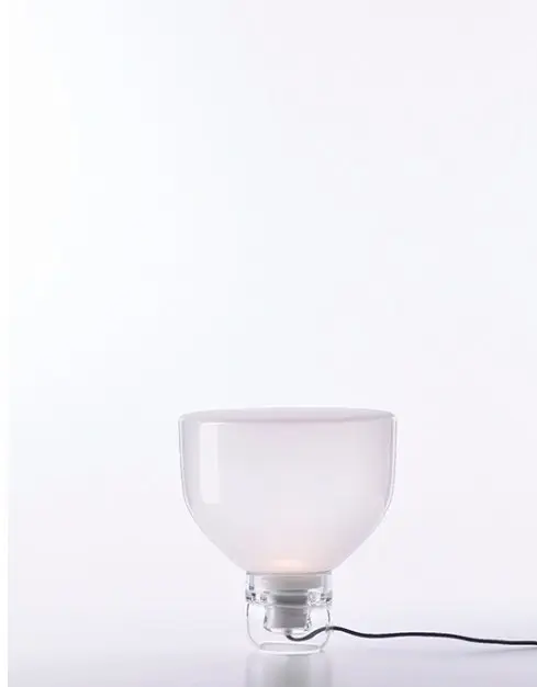 BRO PC00972-BIANCO Stolní lampa LIGHTLINE L-H v.35cm 5W LED GU10 230V - BROKIS A