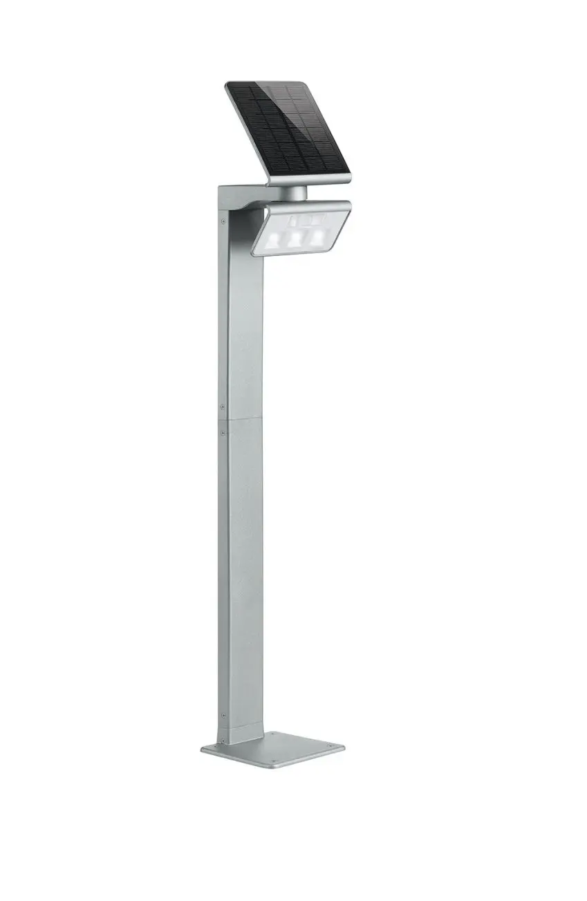 STEIN 671211 Venkovní sloupkové solární svítidlo XSolar GL-S stříbrné se senzorem 0,5W IP44 - STEINEL