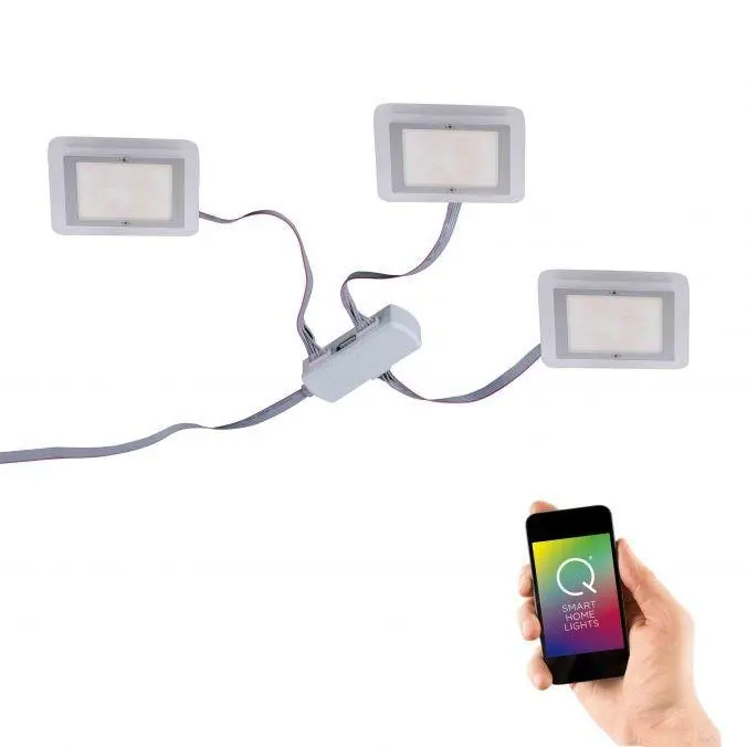 PN 1160-17 Q-VIDAL vestavná svítidla sada, Smart Home RGB+2700-5000K - PAUL NEUHAUS