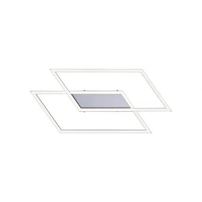 Paul Neuhaus Stropní LED svítidlo Inigo, 2x12 W, ocel, 53,8 x 24,2 cm
