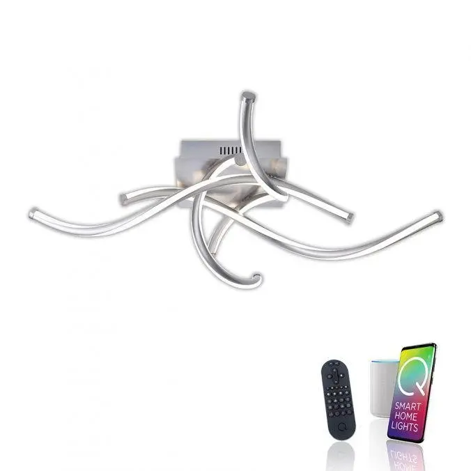 PN 6539-55 Q-MALINA, stropní svítidlo, Smart Home 2700-5000K - PAUL NEUHAUS