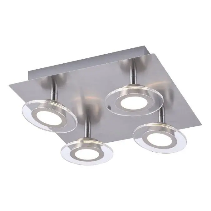 LD 12082-55 LOLA-MIKE LED stropní bodové svítidlo, 4-ramenné, ocel, modern RGB+3000-5000K - LEUCHTEN DIREKT / JUST LIGHT