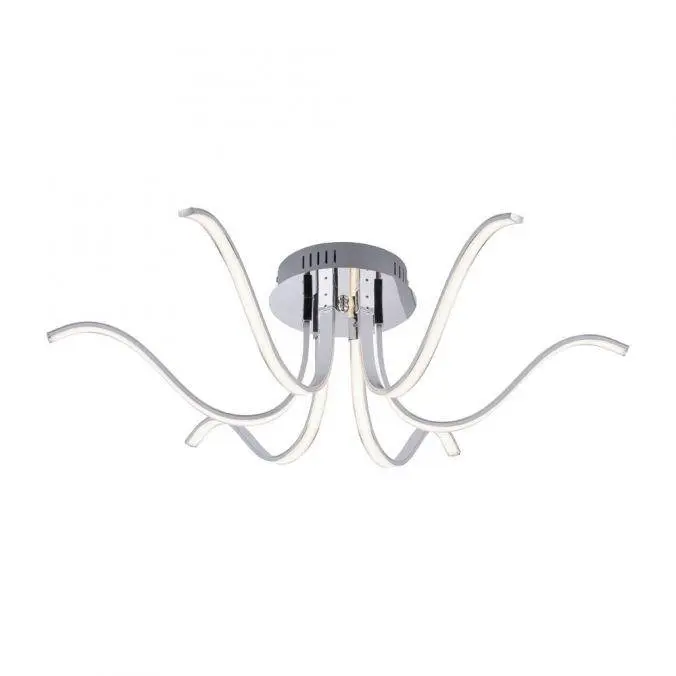 Just Light. Stropní LED svítidlo Valerie, 6x4,5W, 220 lm, pr. 67 cm