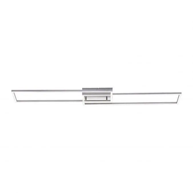 Just Light. Stropní LED svítidlo Iven, 2x20W, 2700-5000K, ocel, 110 x 25 cm