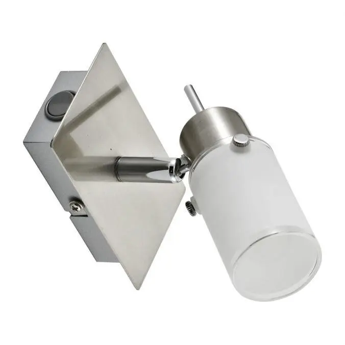 LD 11931-55 MAX LED LED nástěnné svítidlo, nastavitelné, ocel, sklo 3000K - LEUCHTEN DIREKT / JUST LIGHT