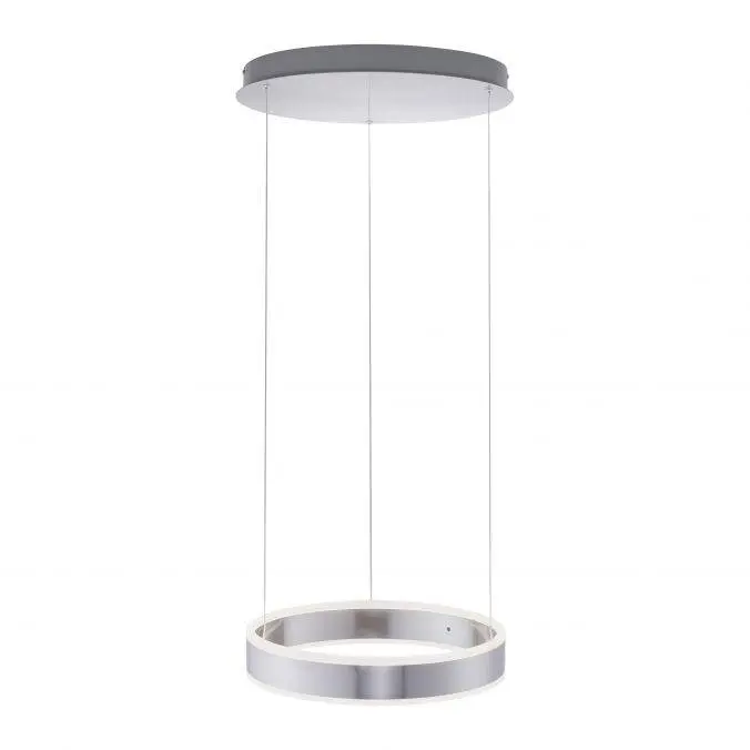 PAUL NEUHAUS LED závěsné svítidlo, ocel, průměr 40cm, moderní 2700-5000K PN 8360-55