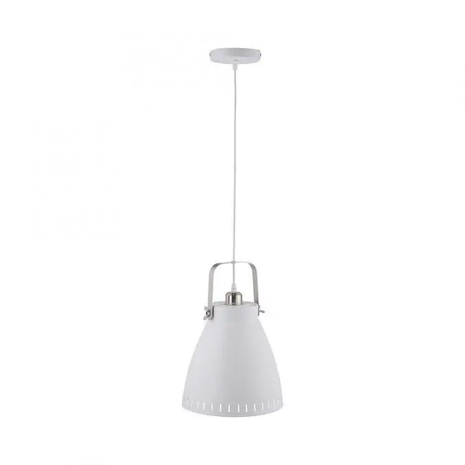 LEUCHTEN DIREKT is JUST LIGHT Závěsné svítidlo, industriální styl, bílé, retro LD 11060-16