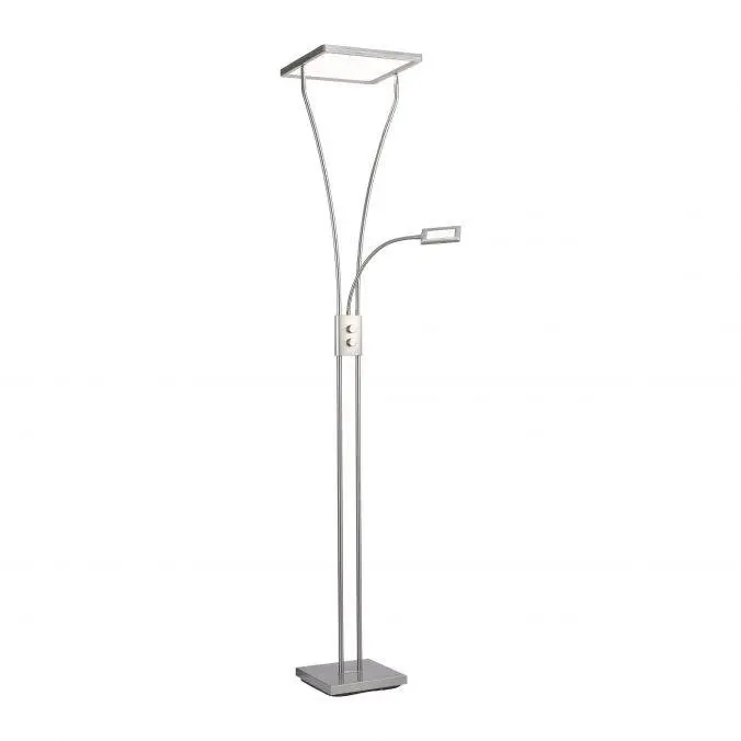 LD 11722-55 MARIAN LED stojací lampa se čtecím ramenem, ocel, moderní 3000K - LEUCHTEN DIREKT / JUST LIGHT