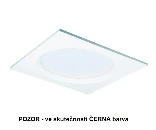 KHL K53306.BK.3K Zápustné svítidlo LACUS SQUARE BLACK LED IP44 15W 3000K 1470lm 155x155mm - KOHL-Lighting
