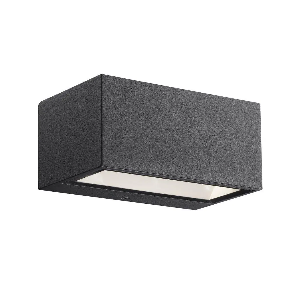 NOR 872723 Venkovní nástěnné svítidlo Nene 1x6W LED černá čirá - NORDLUX