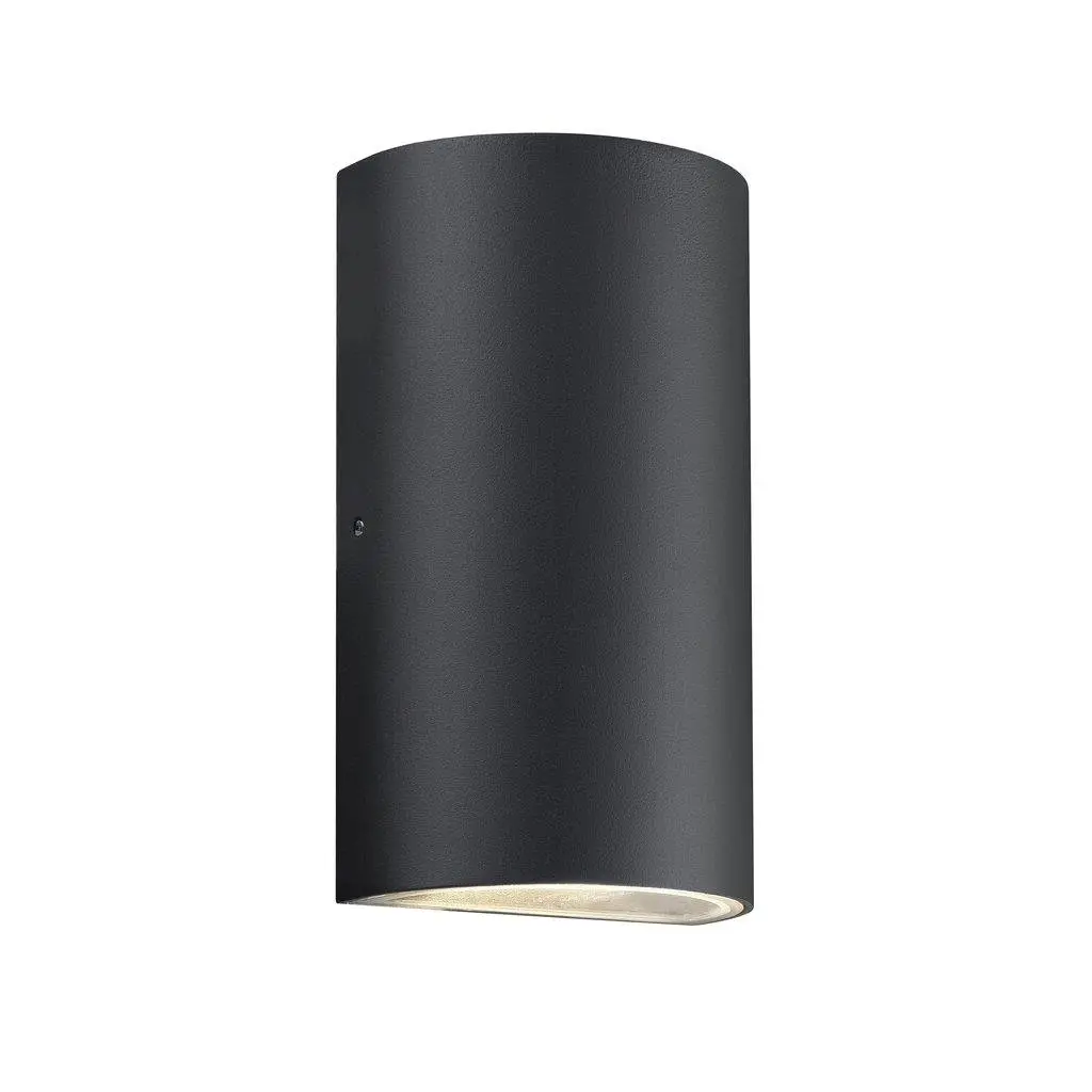 NOR 84141003 Venkovní nástěnné svítidlo Rold 1x9,5W LED černá čirá - NORDLUX