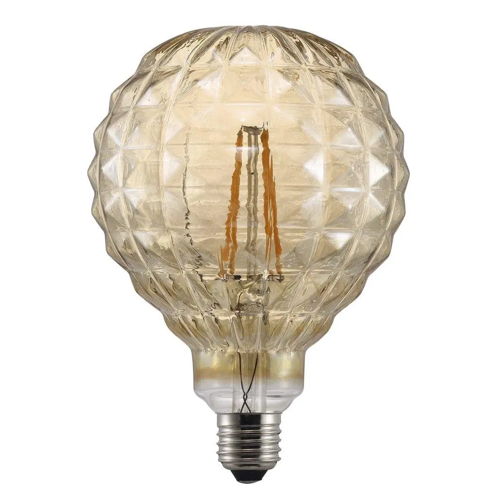 NOR 1428070 LED žárovka dekorační E27 Avra Square 2W jantar - NORDLUX