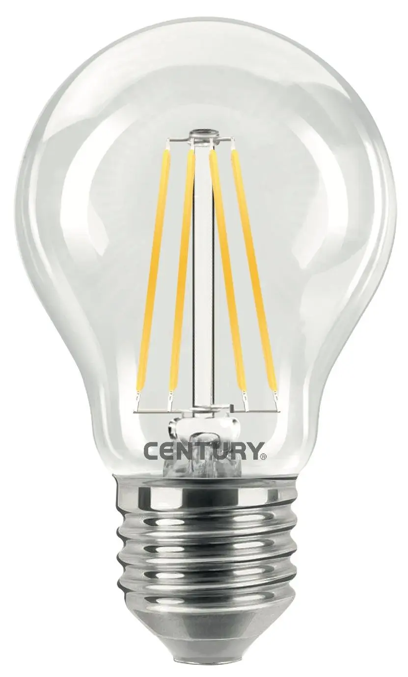 CEN ING3-042740 LED FILAMENT HRUŠKA ČIRÁ 4W E27 4000K 470Lm 360d 60x105mm IP20 - CENTURY