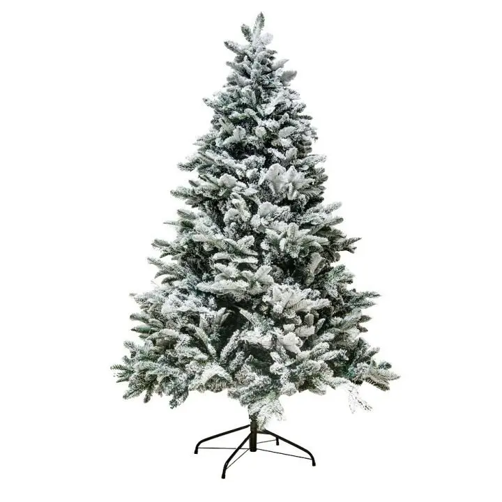DLED K064 DECOLED Umělý vánoční stromek bílý, 180 cm, smrček s 2D a 3D jehličím
