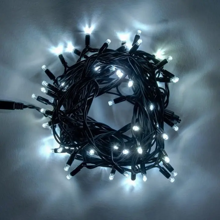 DLED SLNX120 DecoLED LED světelný řetěz, 20m, ledově bílá, 120 diod,IP67 SLNX120
