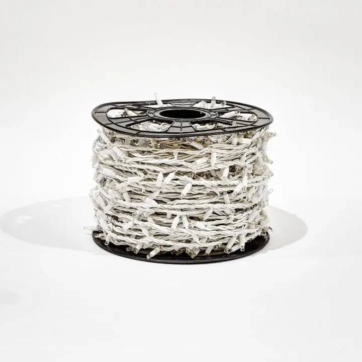 DLED SLNX0110W DecoLED LED světelný řetěz, 100m, teple bílá, 1000 diod, bílý kabel, IP67 SLNX0110W