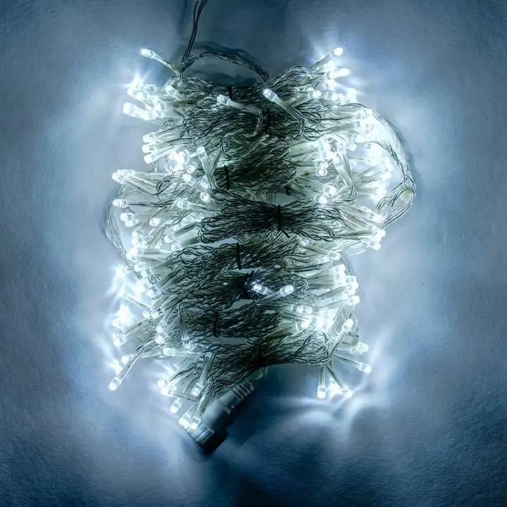 DecoLED LED světelná záclona HOBBY LINE, 2x2m, ledově bílá, 200 diod LWC22