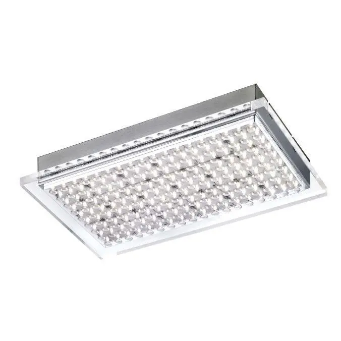 PAUL NEUHAUS LED stropní svítidlo, ocel, hranaté, chrom, akryl 3000K PN 6130-55
