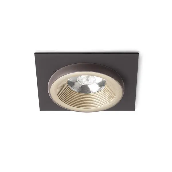 RED R13251 SHARM SQ I zápustná perleťová zlatá/hnědá 230V LED 10W 24° 3000K - RED - DESIGN RENDL