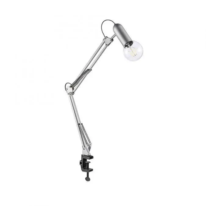 Just Light. Stolní lampa s klipem Turn Me, 1xE27, ocelová, 76 cm