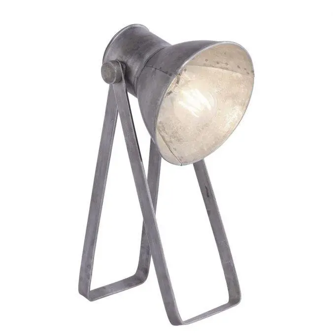 LEUCHTEN DIREKT is JUST LIGHT Stolní lampa v oblíbeném industriálním stylu v železném provedení LD 11509-77