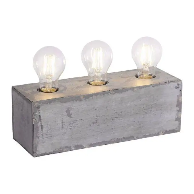 LD 11498-77 SAMIA Stolní lampa v industriálním stylu v železném provedení 3-ramenné s paticemi E27 - LEUCHTEN DIREKT / JUST LIGHT