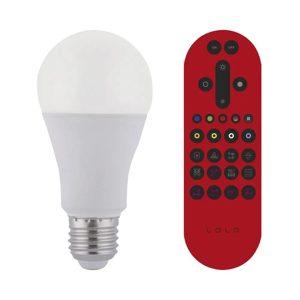 LD 08224-1 LOLAsmart - BULB LED žárovka, RGB+W, Smart Home, E27 MEDION RGB+2700-5000K - LEUCHTEN DIREKT / JUST LIGHT