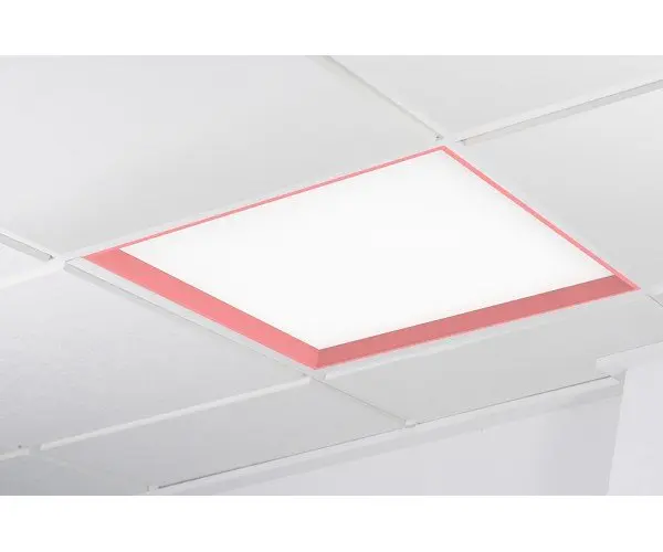 KHL K50502.PI.SK.3K.PU WINNER LED panel růžová 3000K nebe PUSH 37W čtverec - KOHL-Lighting