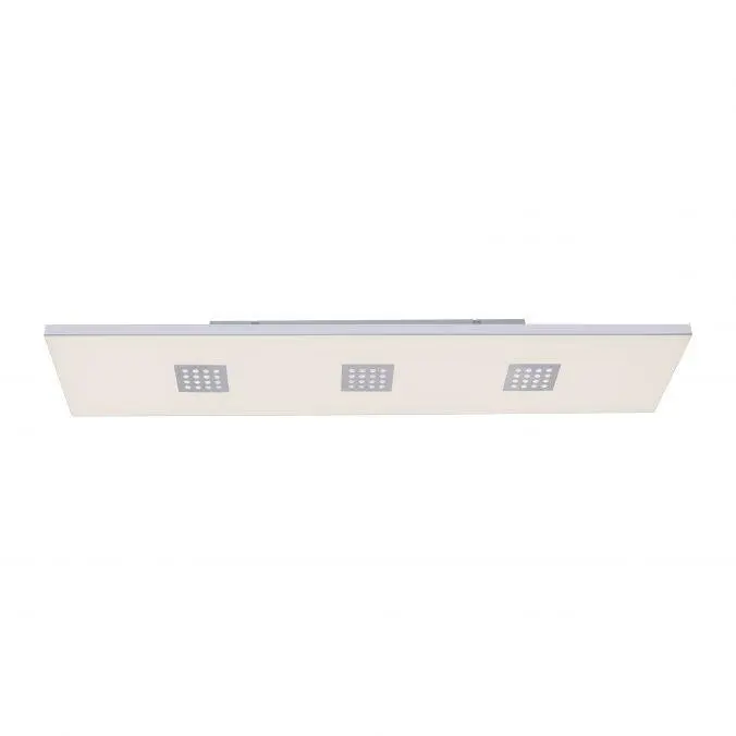 PN 6436-95 PURE-NEO LED stropní svítidlo v barvě kartáčovaného hliníku, nastavitelnou barvou světla a funkcí stmívání 2700-5000K - PAUL NEUHAUS