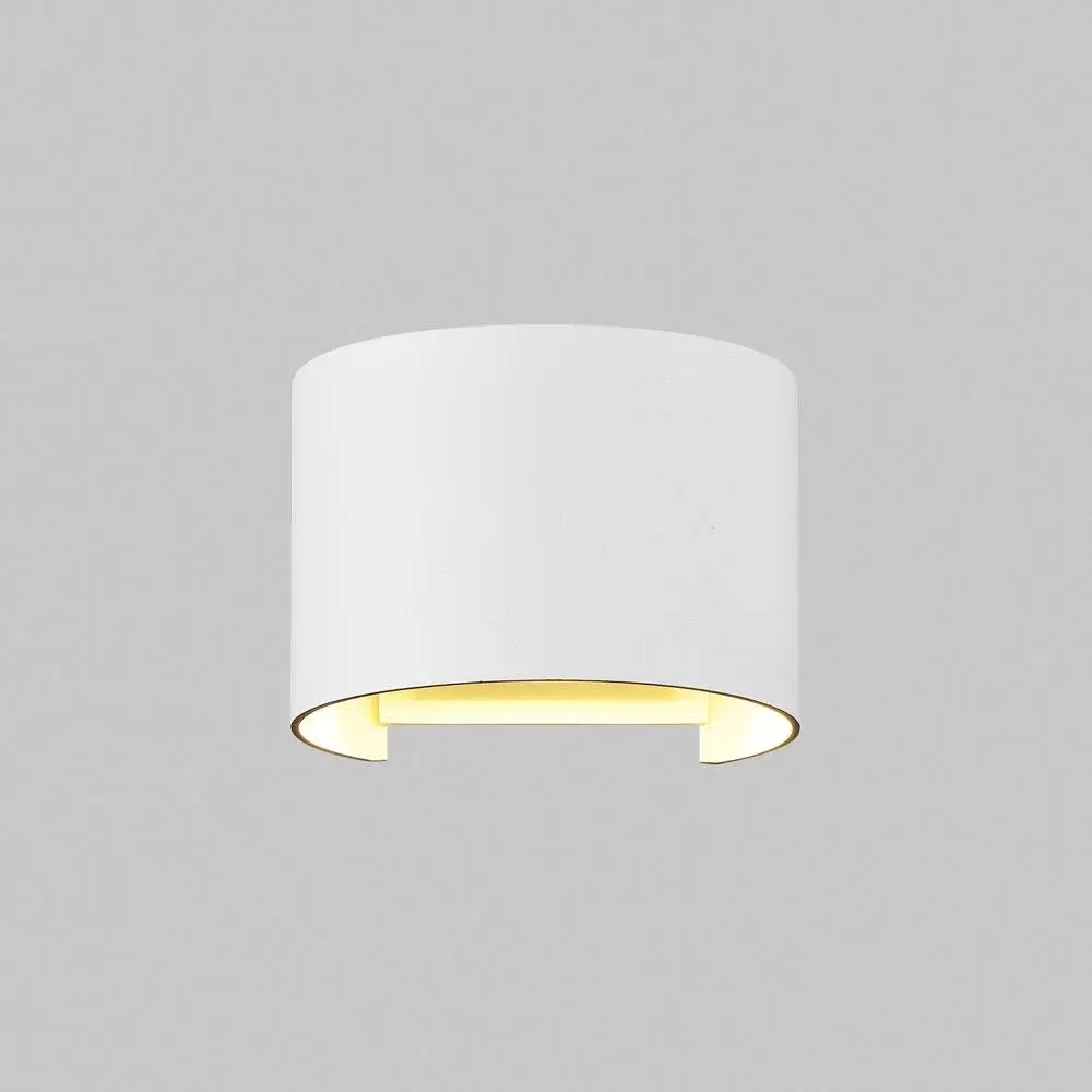 M O573WL-L6W Nástěnné svítidlo Fulton 3000K 6W teplá bílá 360lm bílý kov IP54 - MAYTONI