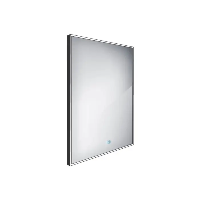 NIM ZPC 13002V-90 LED osvětlené zrcadlo 600x800 s dotykovým senzorem 2700-6000K černé - NIMCO
