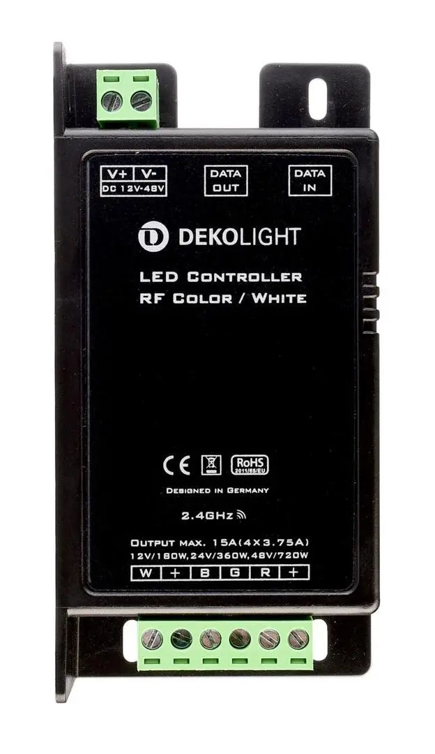 IMPR 843067 Deko-Light řídící jednotka RF Color + White 12/24/48V DC rádiovédálkové ovladání 4 CH - DEKOLIGHT
