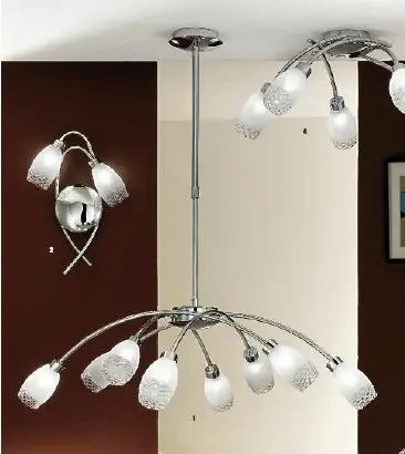 OR LU 1672/8 CHROM Závěsné svítidlo 8x28W G9 chrom, teleskopické rameno - ORION