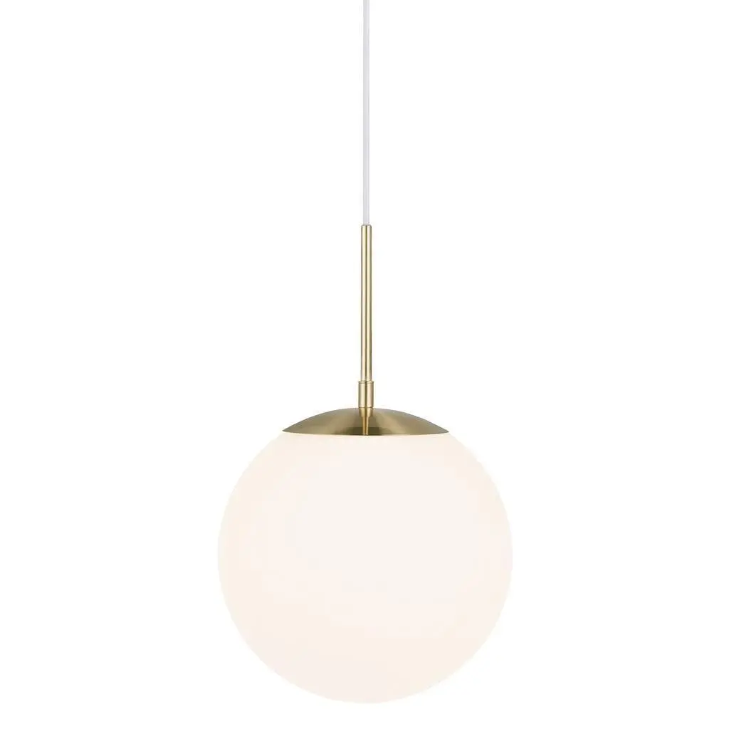 NOR 2010563035 Závěsné svítidlo Grant 25 25W E27 mosaz opál - NORDLUX