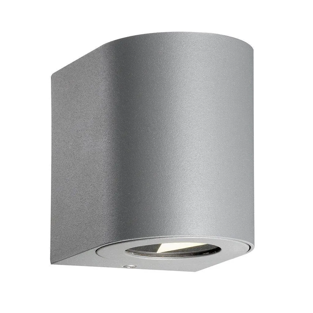NORDLUX venkovní nástěnné svítidlo Canto 2 2x6W LED šedá čirá 49701010