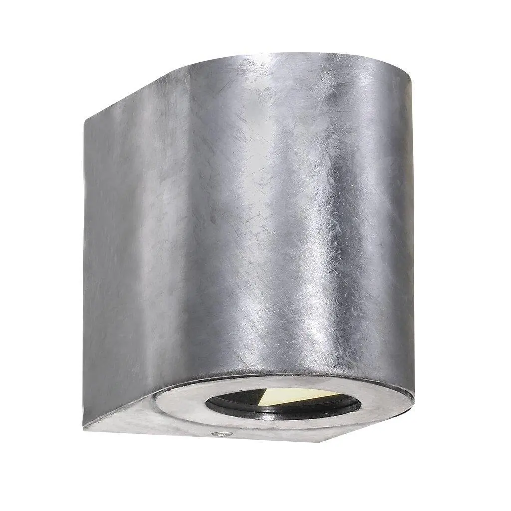 NORDLUX venkovní nástěnné svítidlo Canto 2 2x5W LED galvanizovaná ocel čirá 49701031