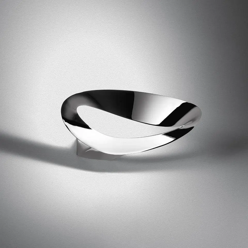 Artemide nástěnné svítidlo Mesmeri LED 28 W 3000K stmívatelné chrom