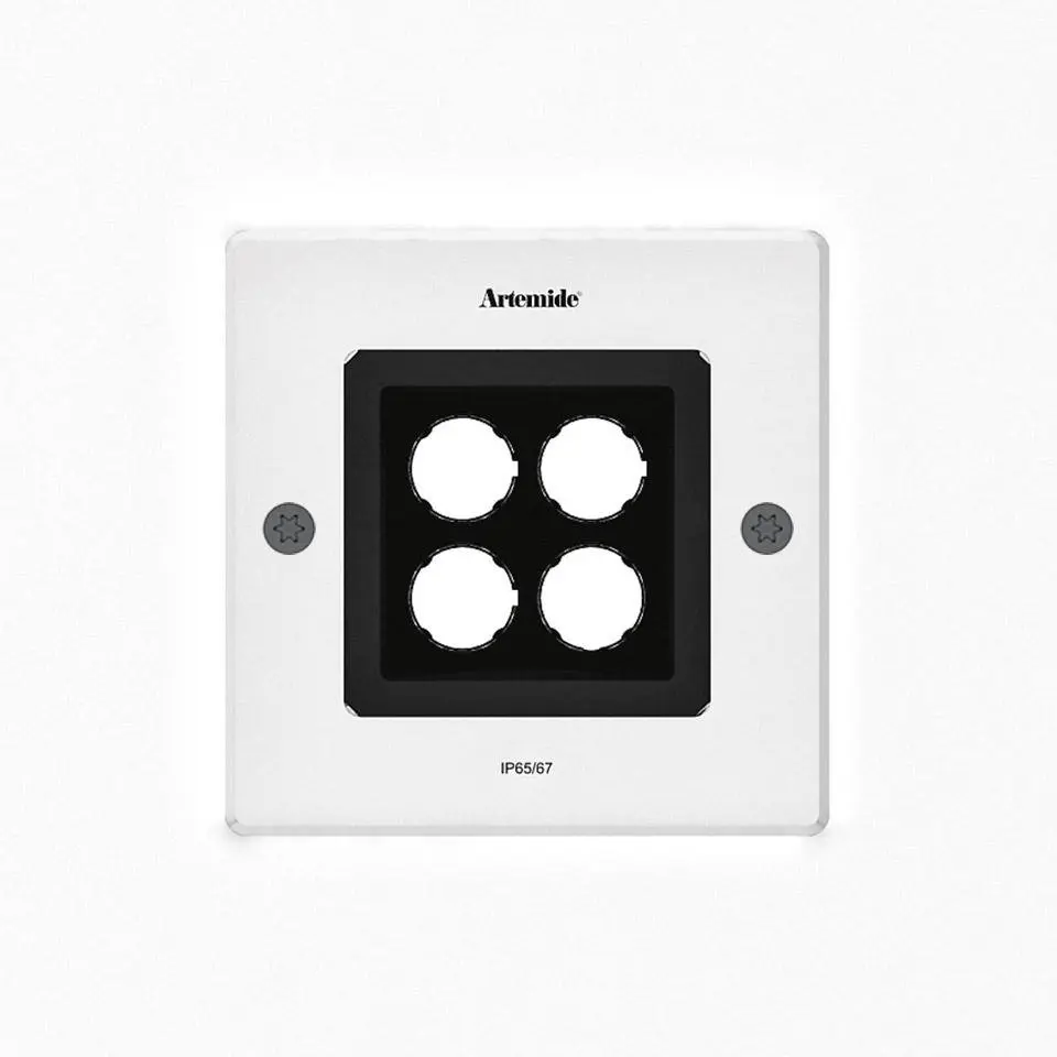 AR T4065WFLW00 Ego 150 downlight čtverec 38° 3000K hliník IK09 - ARTEMIDE
