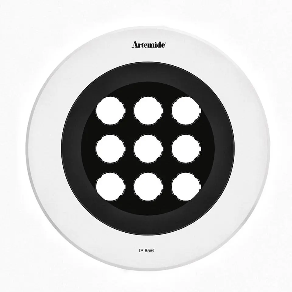 AR T42007NSPW00 Ego Flat 220 downlight kruh 5° 3000K hliník IK10 - ARTEMIDE