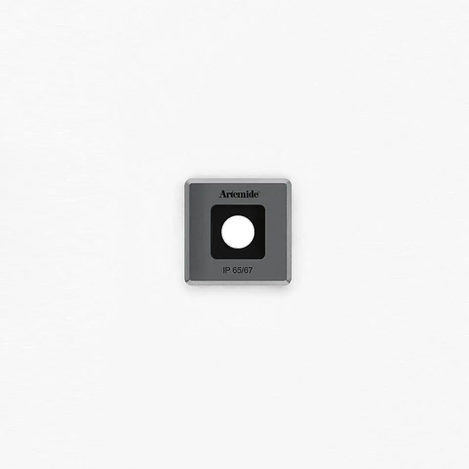 AR T42010ELPTW00 Ego 55 Flat downlight EL 3000K čtverec Inox IK10 - ARTEMIDE