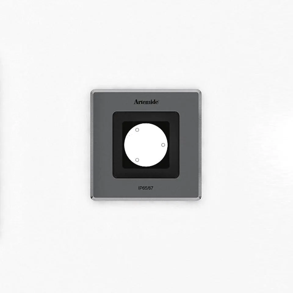 AR T42012FLW00 Ego Flat 90 downlight čtverec 24° 3000K Inox IK10 - ARTEMIDE