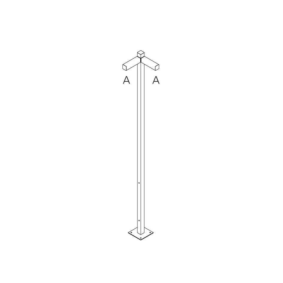 AR T4507B30 Walking - stojna 2500 - 2x90° hlavy - A 90h - ARTEMIDE