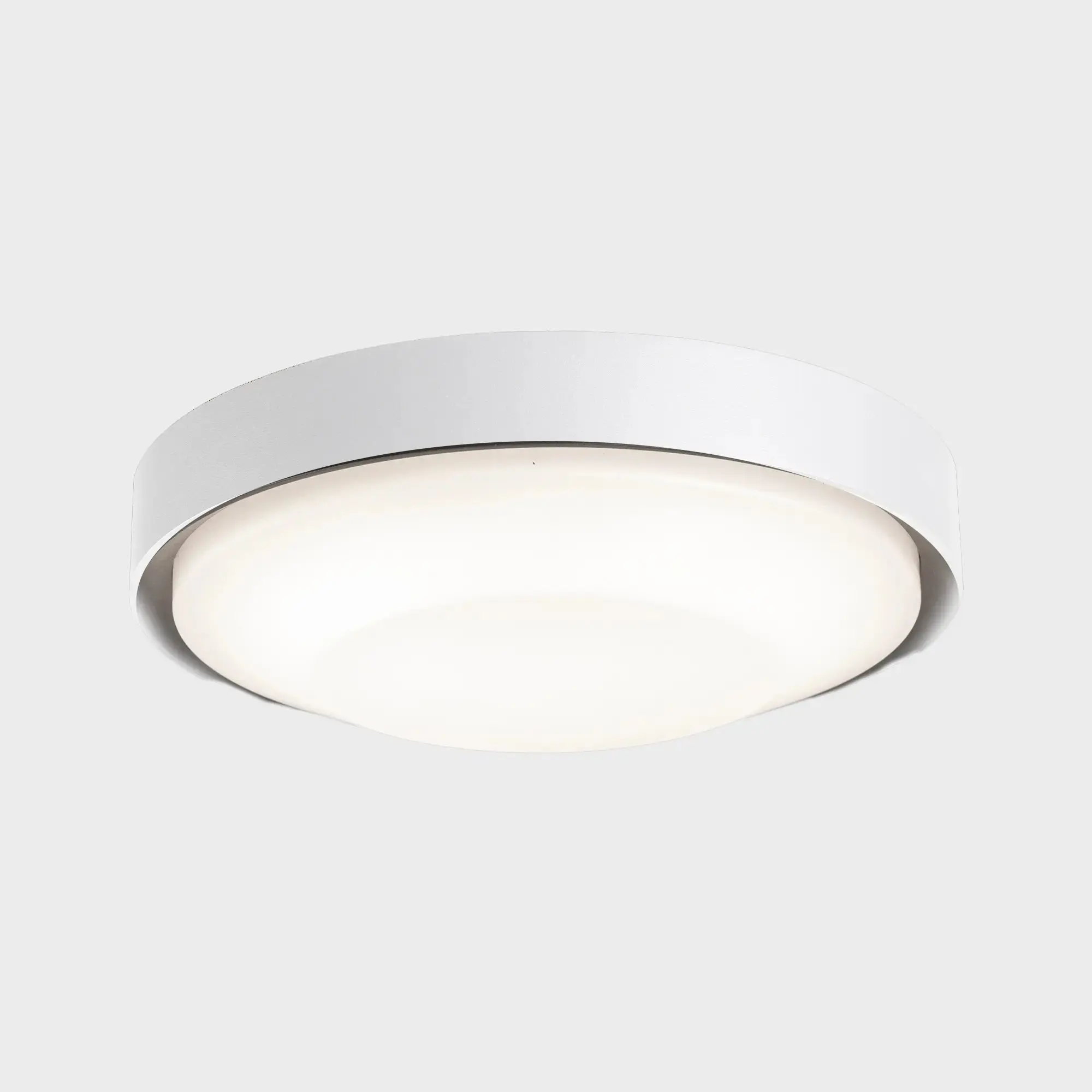 KHL K60010.01.SR.WH-WH.OP.ST.8.30 Stropní svítidlo BESEL Ø250mm bílé 20W 3000K IP65 - Kohl Lighting
